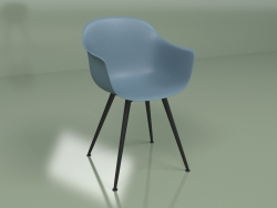 Стул Anat Armchair 2.0 (синий, черный)