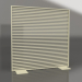 3d model Mampara de aluminio 150x150 (Oro) - vista previa