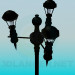 3d model Lamp street - preview