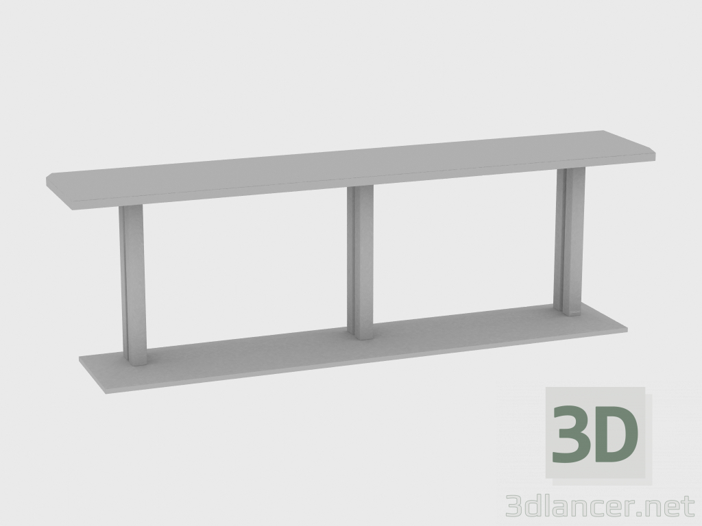 3d модель Консоль ARTU CONSOLE (250x45xH80) – превью