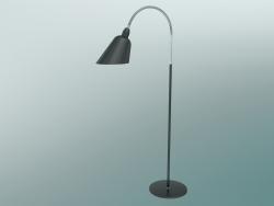 Lampadaire Bellevue (AJ7, Noir & Acier)