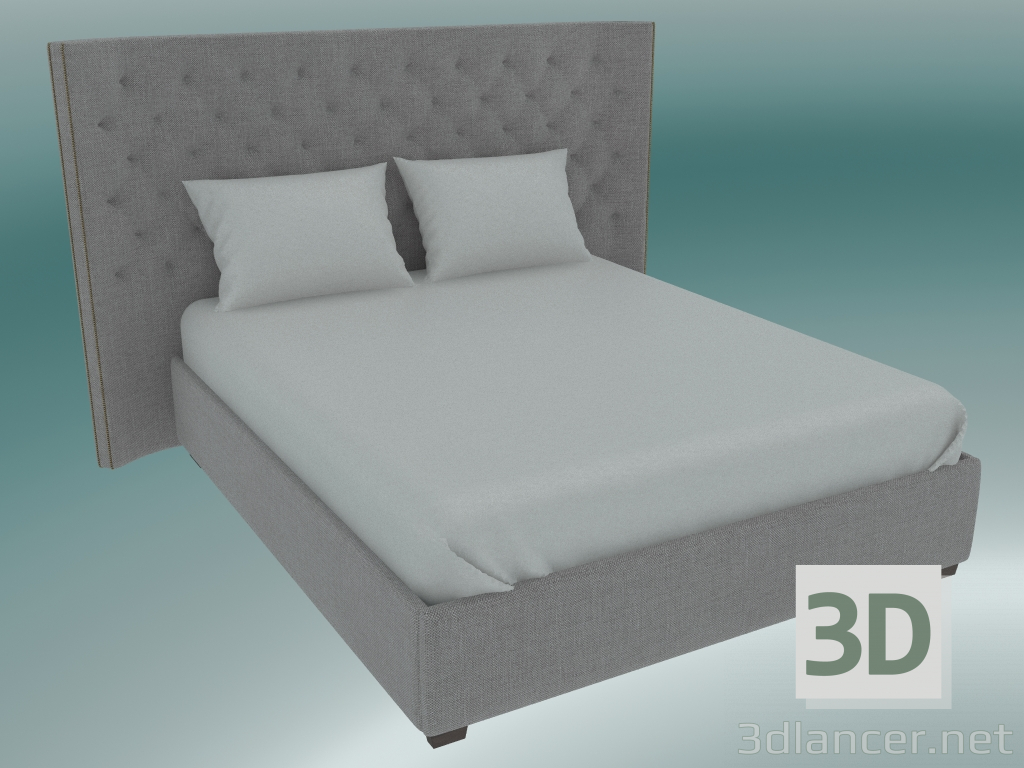 modello 3D Letto matrimoniale Bradford - anteprima