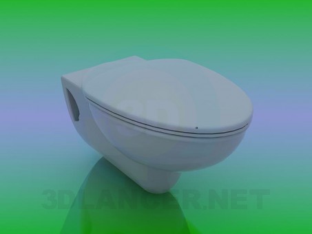 3d model WC - vista previa