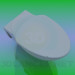 3d model WC - vista previa