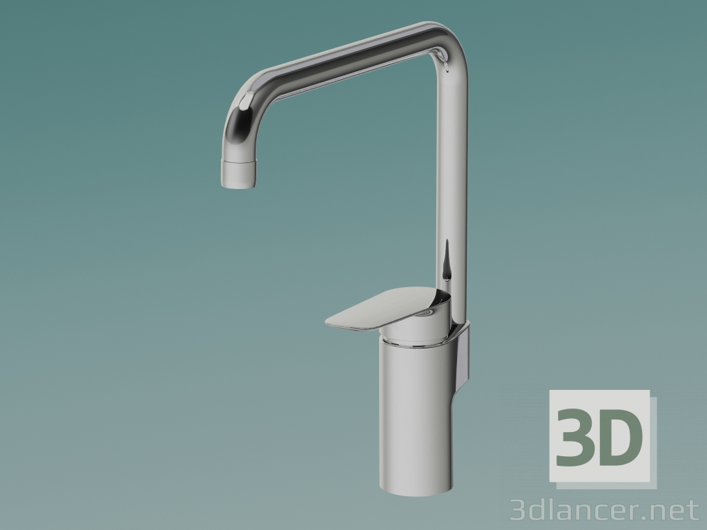 3d model Grifo de cocina Atlantic, caño alto (GB41205058) - vista previa