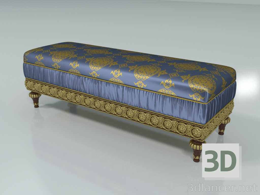 modello 3D Panca letto (rif.F19 I) - anteprima