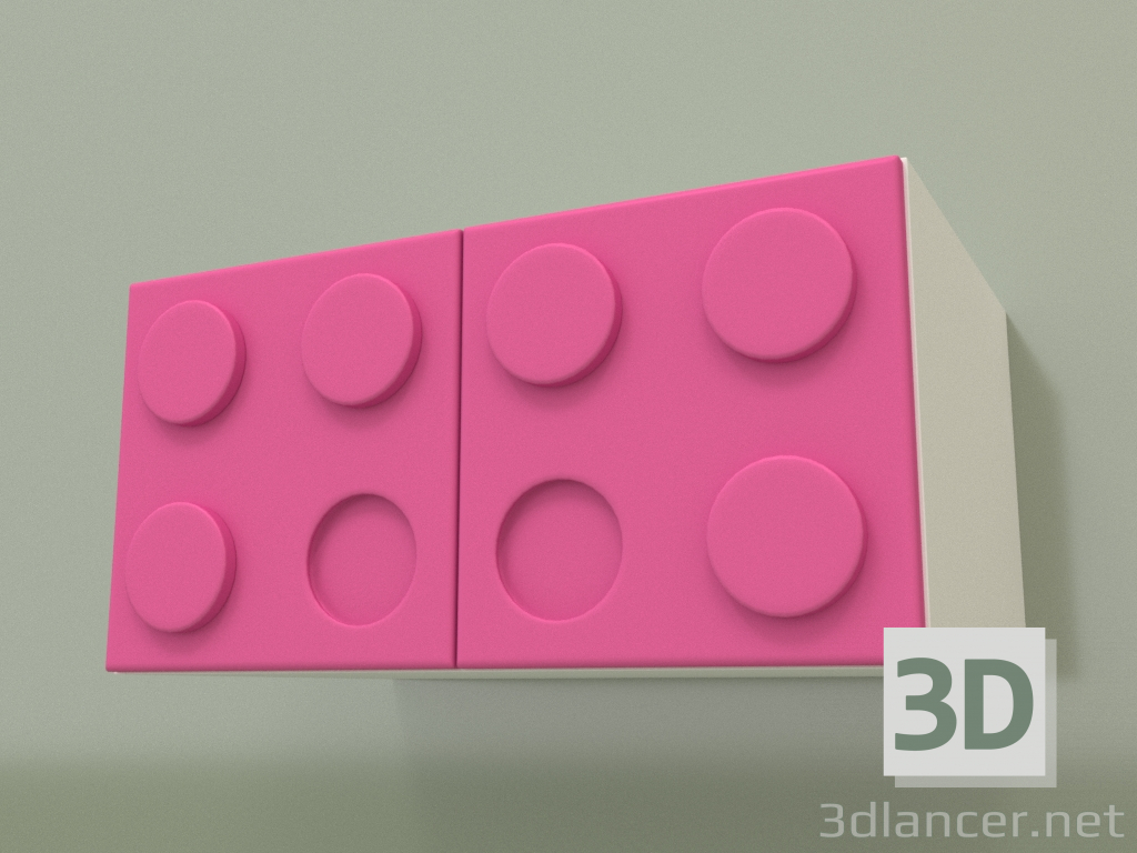 3d model Entresuelo (rosa) - vista previa