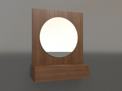 Miroir ZL 15 (802x200x1000, bois brun clair)