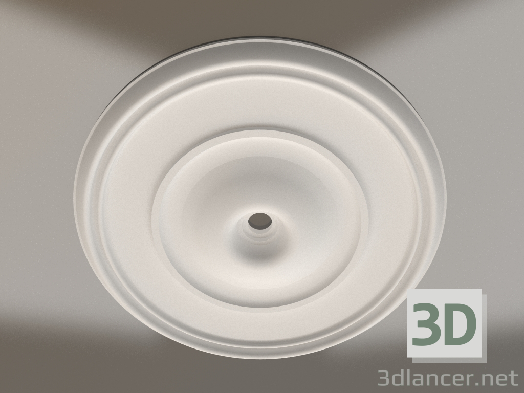 modèle 3D Prise pour plafond en plâtre RP 018 D=600 - preview