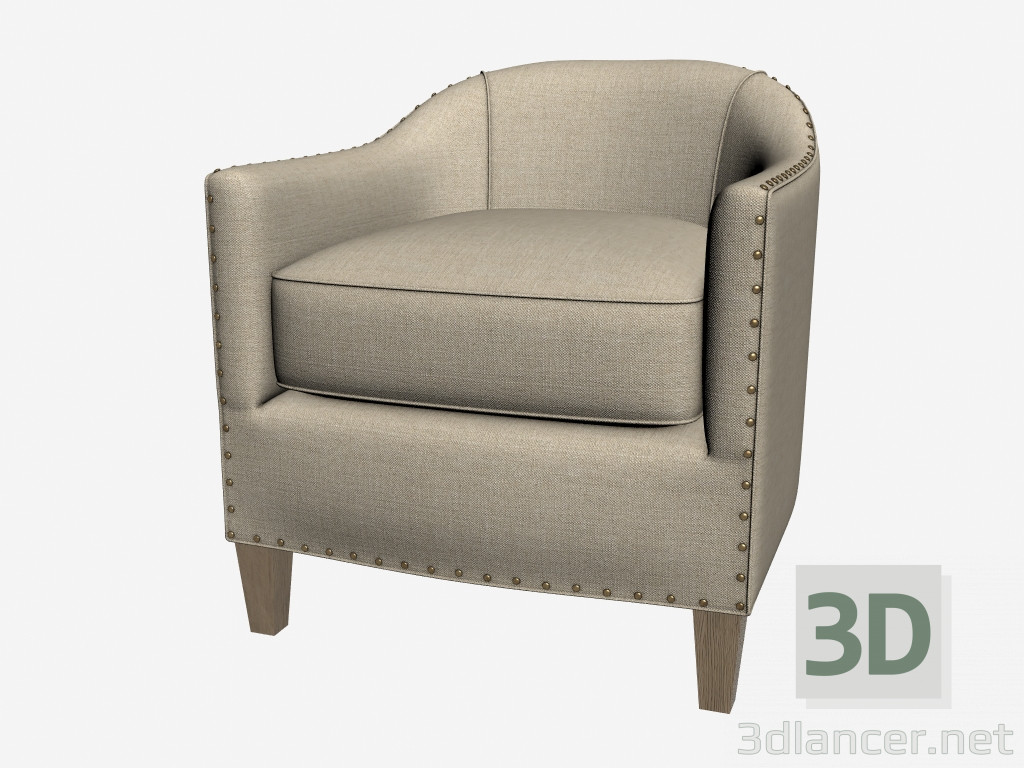 modèle 3D Fauteuil BELTON (602 005-F01) - preview