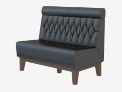 Divano moderno in pelle Suzi Settee