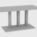 Modelo 3d Pequena mesa ARTU SMALL TABLE (100x40xH55) - preview