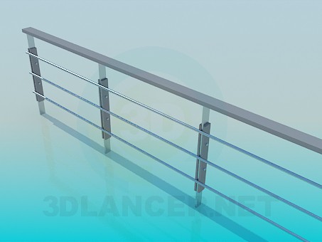 modèle 3D Balustrade - preview