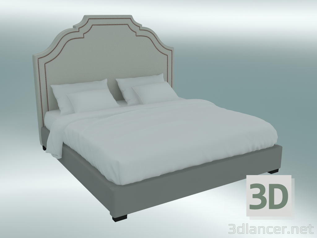 modello 3D Letto matrimoniale Bristol - anteprima