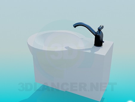 3d model bidet - preview