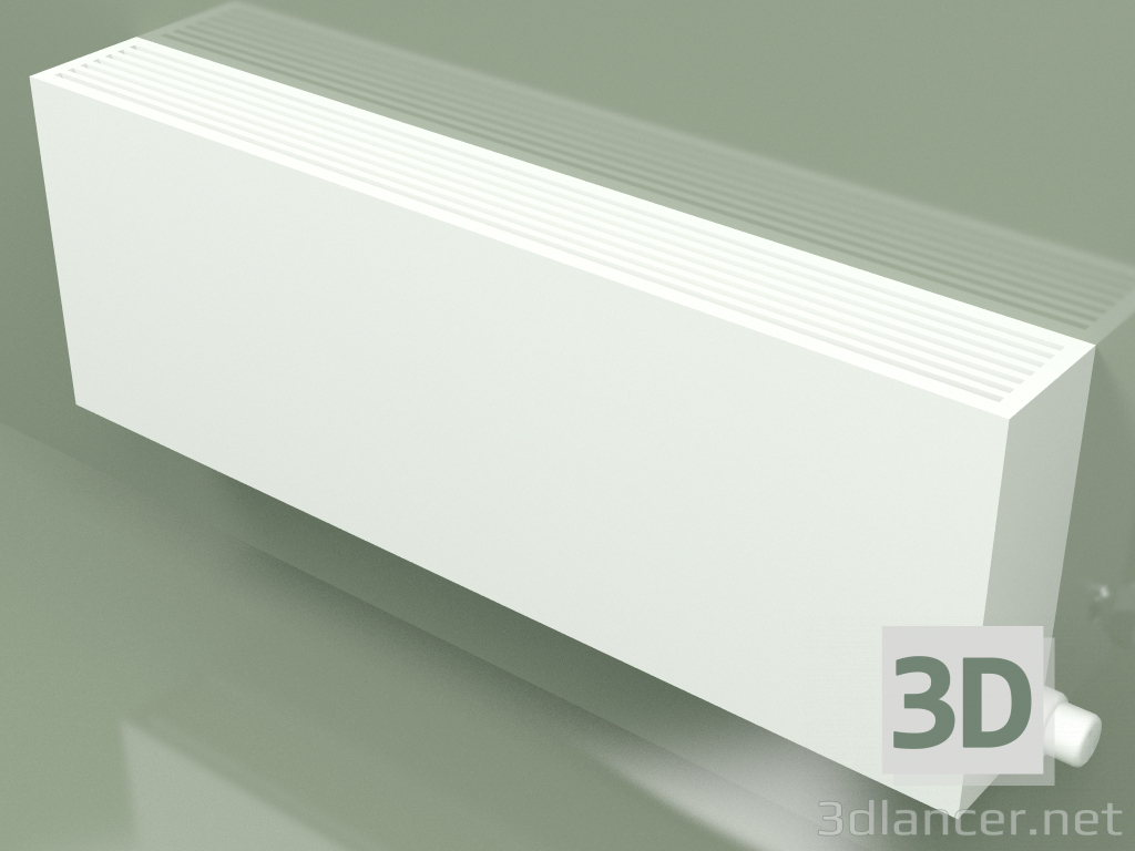 3D Modell Konvektor - Aura Slim Basic (350 x 1000 x 130, RAL 9016) - Vorschau