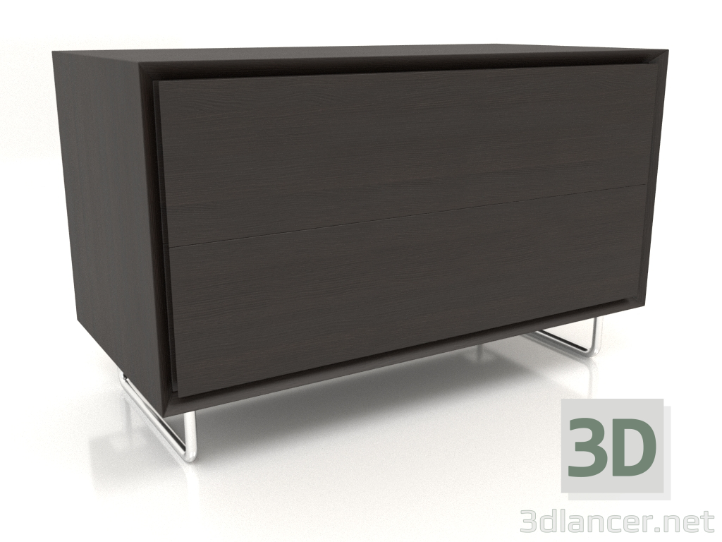 Modelo 3d Armário TM 012 (800x400x500, madeira marrom escuro) - preview