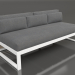 3d model Modular sofa, section 4 (White) - preview