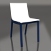 3d model Dining chair model 4 (Night blue) - preview