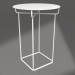 modèle 3D Table de bar (Blanc) - preview