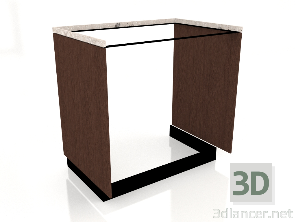 3d model Isla V2 (pared) en 60 marco 2 - vista previa