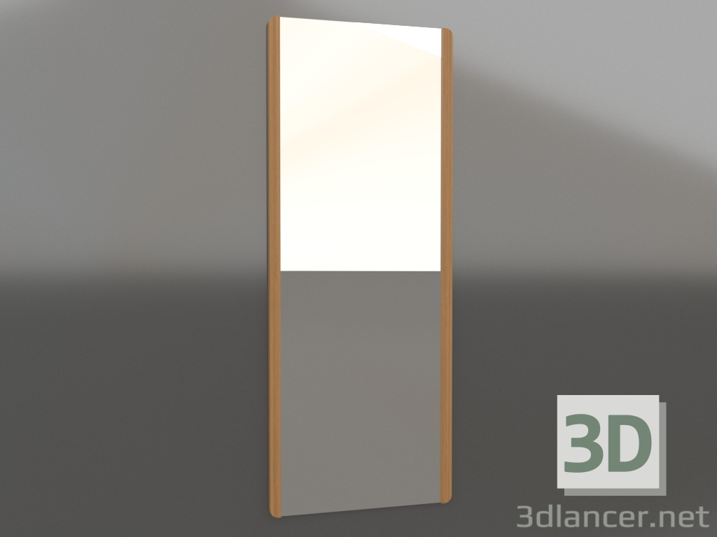 modello 3D Specchio da parete 1800x700 mm (rovere naturale) - anteprima