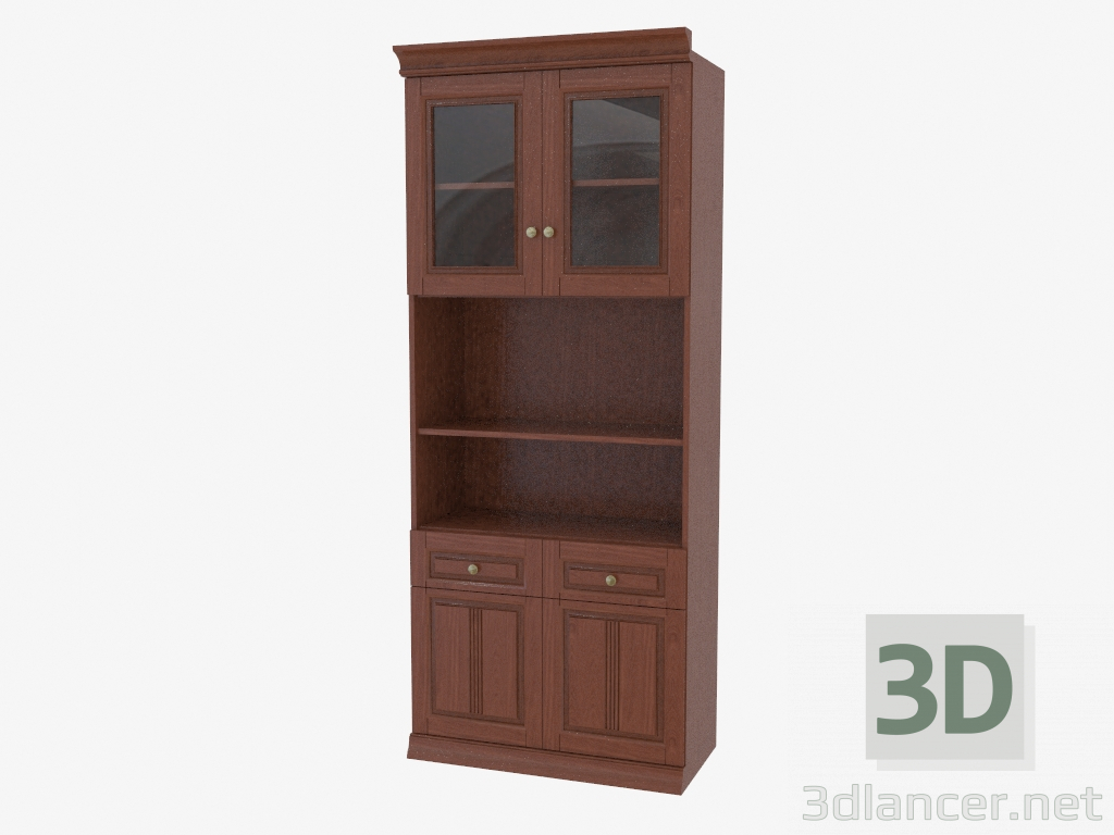 3d model Bookcase for cabinet (3841-17) - preview