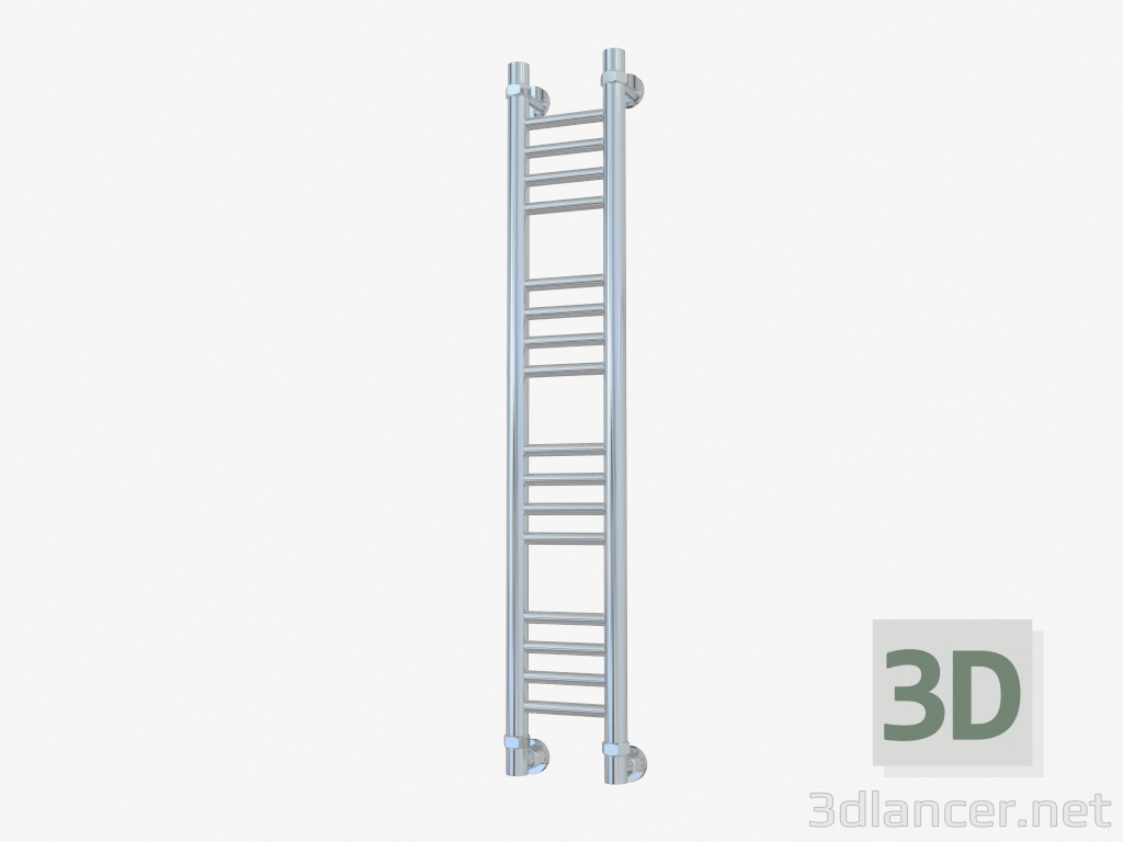 3d model Heated towel rail Bohemia straight line (1000x150) - preview