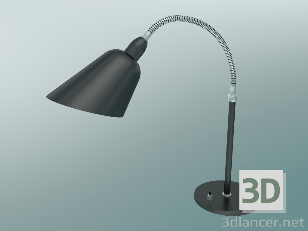 modèle 3D Lampe de table Bellevue (AJ8, Black & Steel) - preview