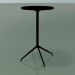 3d model Round table 5716, 5733 (H 105 - Ø59 cm, unfolded, Black, V12) - preview