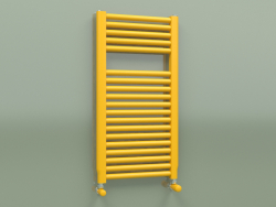 Heated towel rail NOVO (764x400, Melon yellow - RAL 1028)