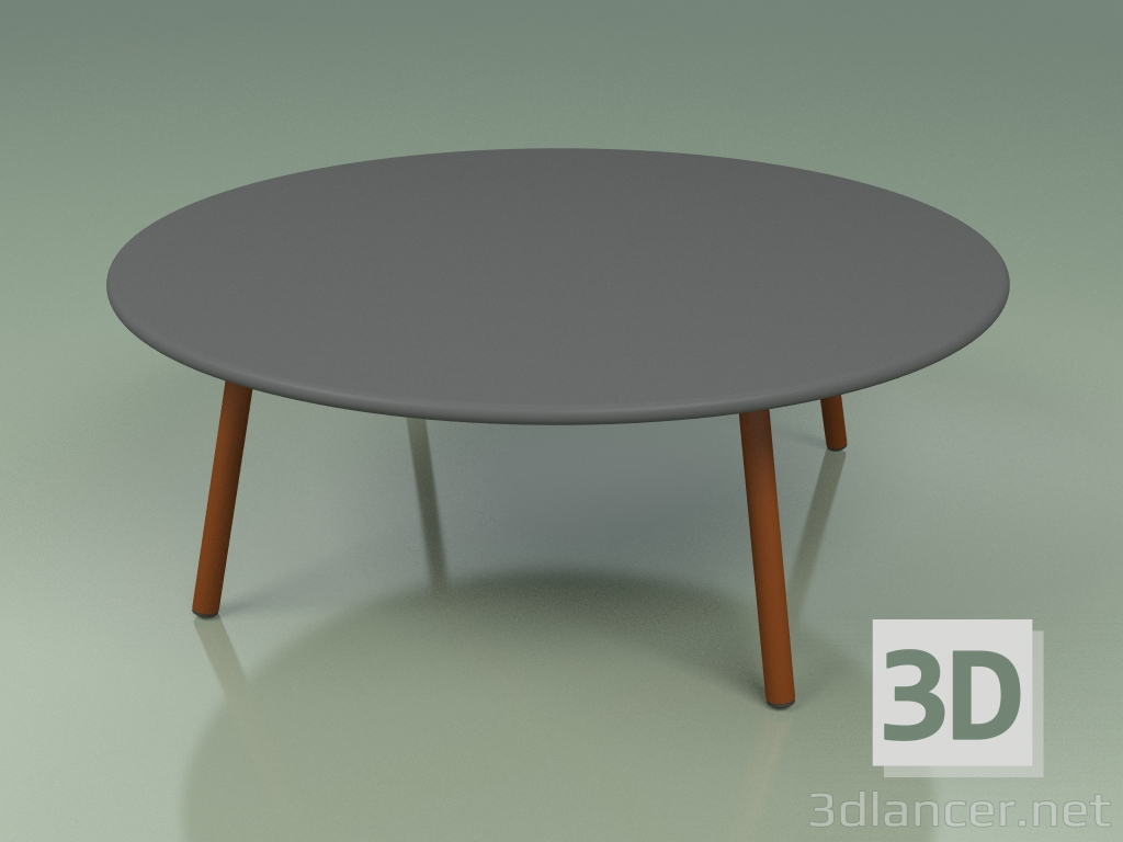 3d модель Стол кофейный 012 (Metal Rust, HPL Grey) – превью