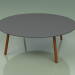 3D Modell Couchtisch 012 (Metallrost, HPL Grau) - Vorschau