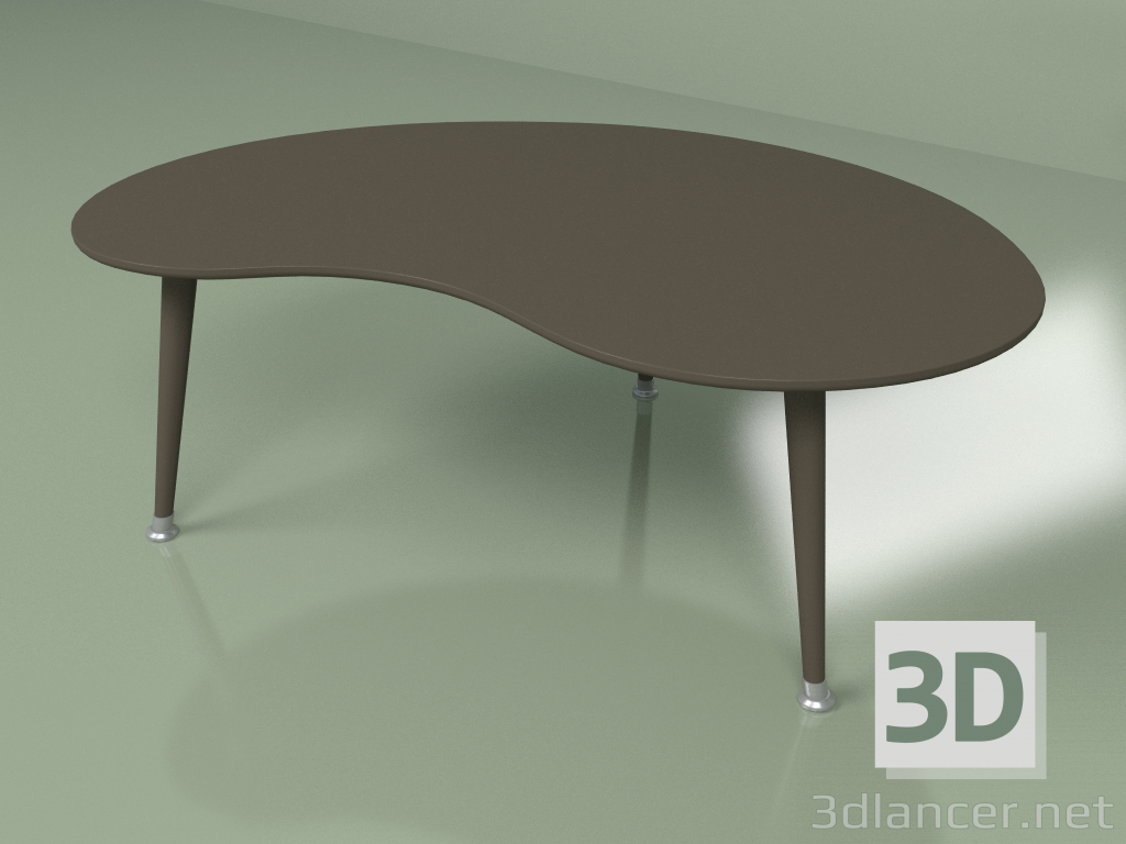 Modelo 3d Mesa de centro Rim monocromático (marrom escuro) - preview