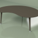 modèle 3D Table basse Kidney monochrome (marron foncé) - preview