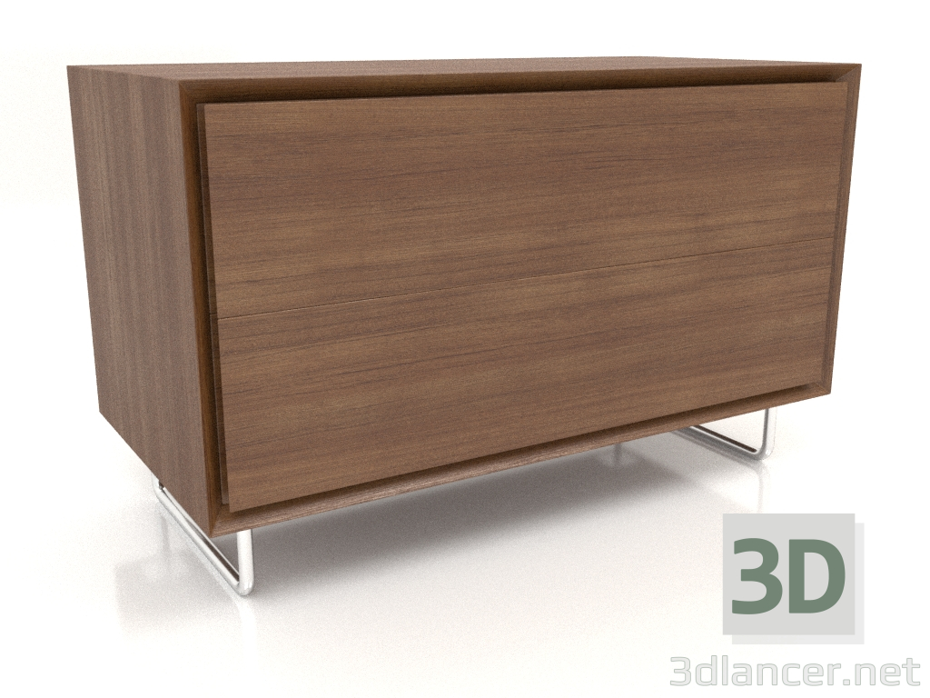 3D Modell Schrank TM 012 (800x400x500, Holzbraun hell) - Vorschau