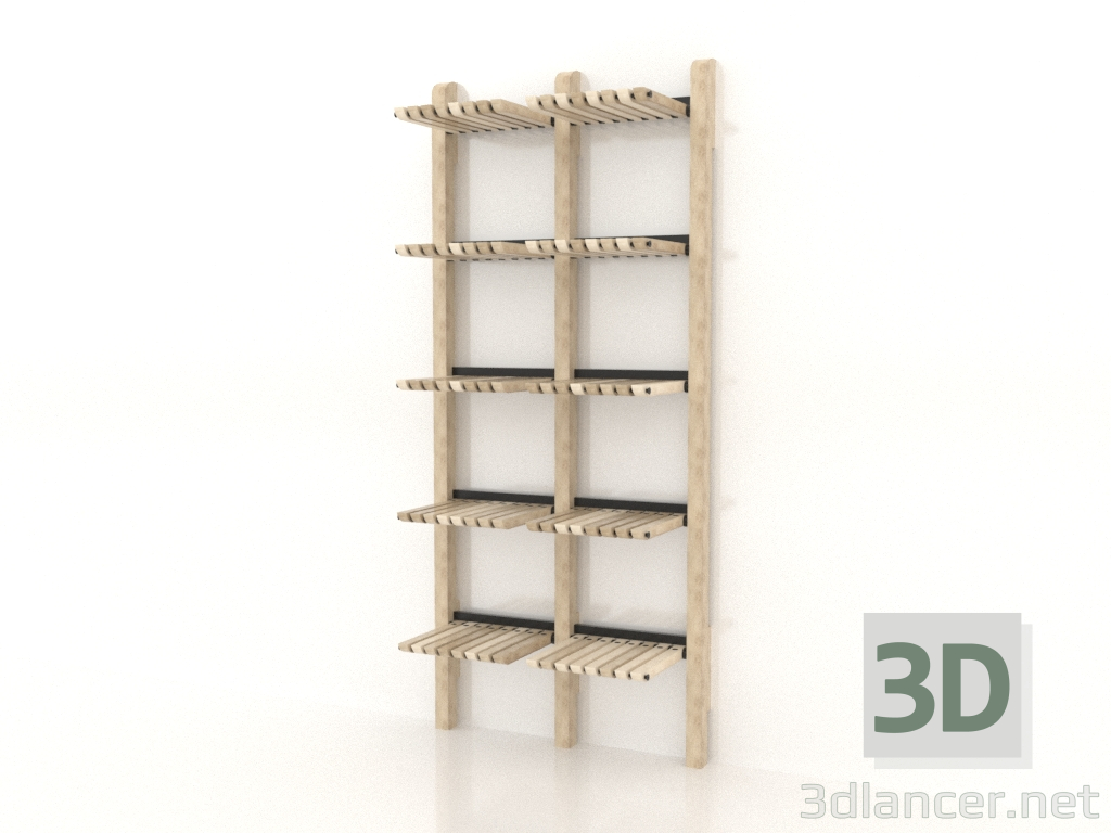 Modelo 3d Rack 1000 (opção 2) - preview