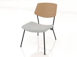 Strain low chair with soft seat h77