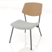 3d model Strain low chair with soft seat h77 - preview