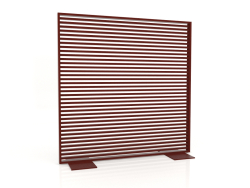 Cloison aluminium 150x150 (Rouge vin)