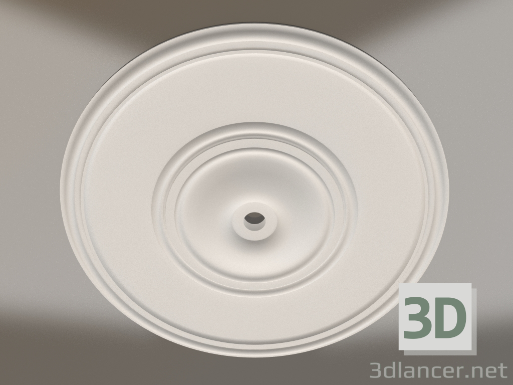 modèle 3D Prise pour plafond en plâtre RP 020 D=640 - preview