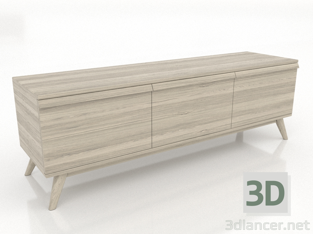 modello 3D Mobile TV 1500 mm (rovere schiarito) - anteprima modello 3D Mobile TV 1500 mm (rovere schiarito) - anteprima