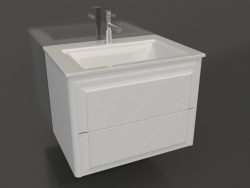 Luigi 70 cabinet (matte white, hanging)