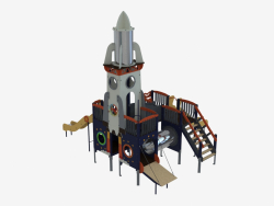 Children's game complex Rocket (5502)