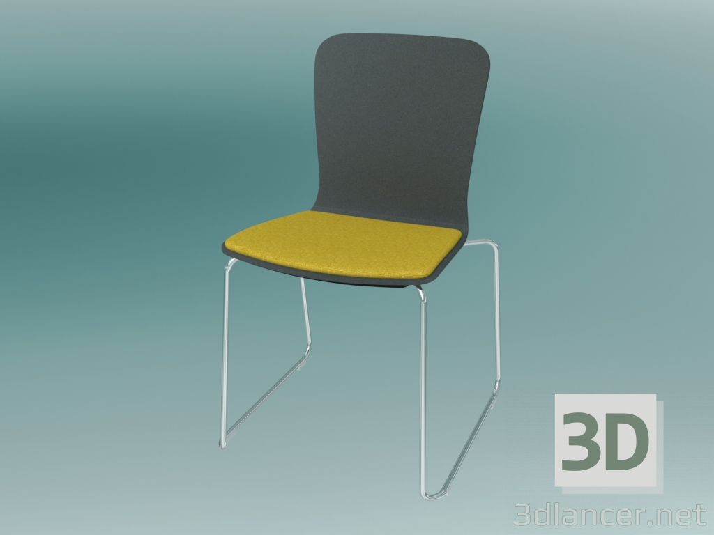 3d model Silla de visitante (K23V3) - vista previa