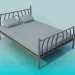 3D Modell Bett - Vorschau