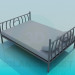 3D Modell Bett - Vorschau