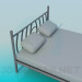 3D Modell Bett - Vorschau