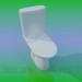 3D modeli WC - önizleme