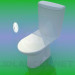 3D modeli WC - önizleme